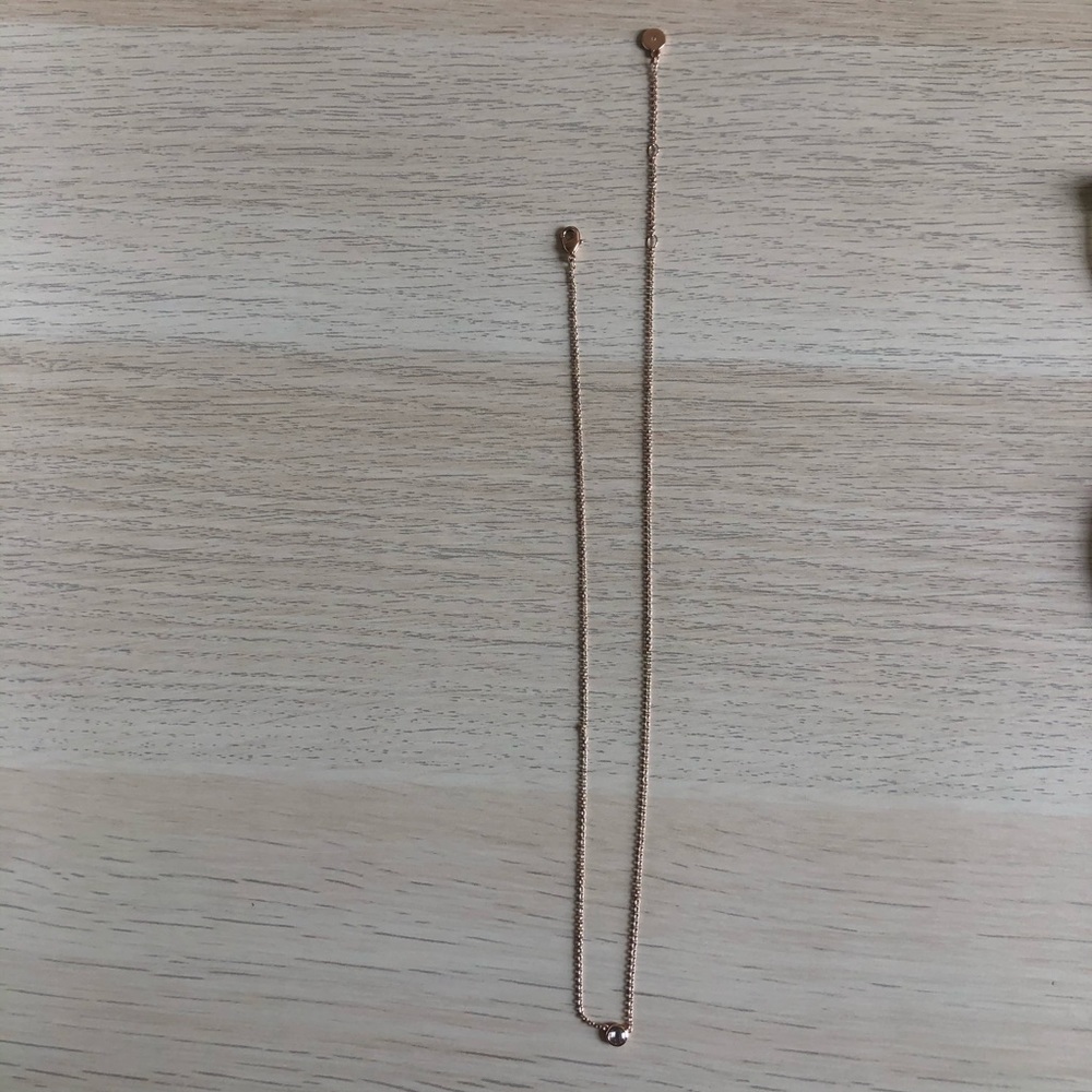 The wishing necklace - rose gold